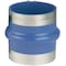 Trident Hose 270V5040SS Blue Silicone "VHT" Single Hump Hose w/T-Bolt Clamps, 5" to 270V5040SS - alternate 1
